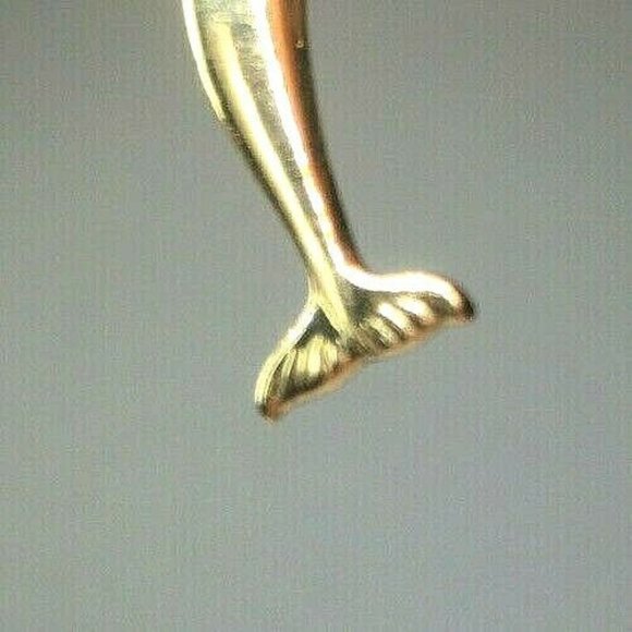 Dolphin Pendant 14K Gold 1.2 Gm - Picture 6 of 11